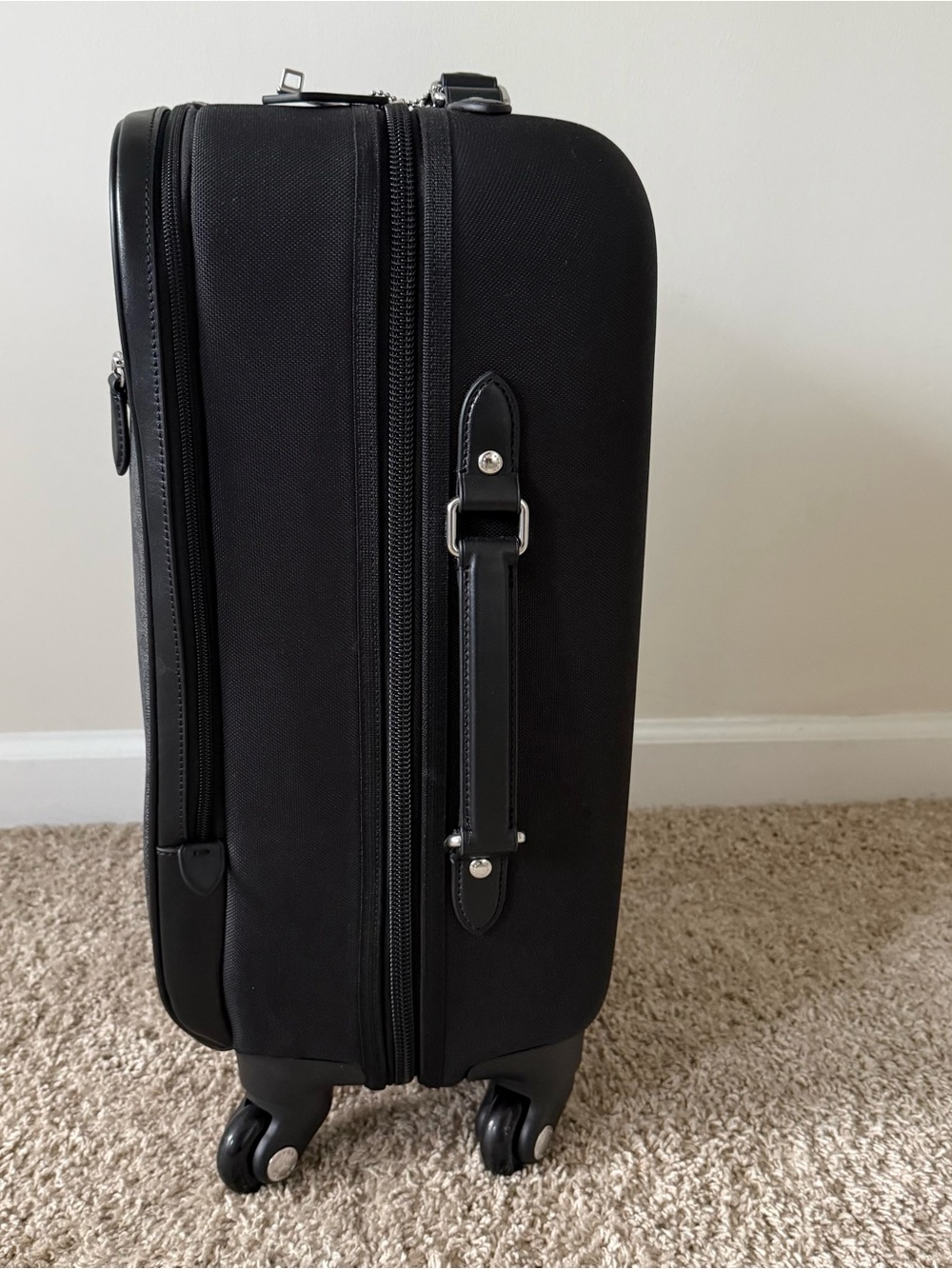 Coach Gray and Black Signature Carry-On Spinner - Picture 3 of 13